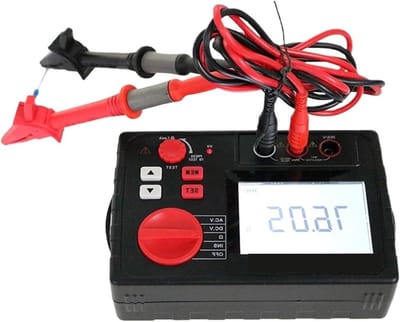 Isolatieweerstandstester - Functiegenerator Weerstandsmeter - Elektrisch Testen - Automatische Ontlading - 10G/100G Ohm - Grijs