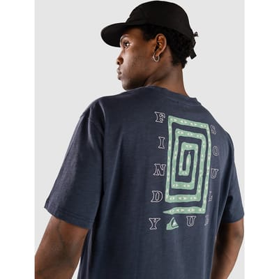Quiksilver Cl Soul Maze T-Shirt blauw