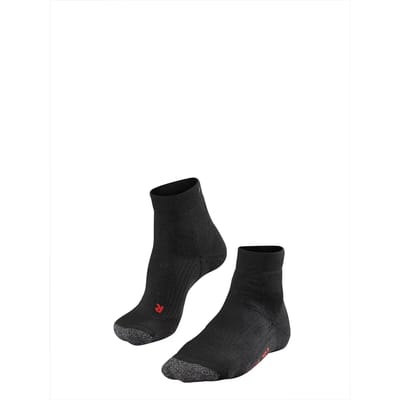 FALKE TE2 Short anti-blaar katoen functioneel materiaal tennissokken heren zwart - maat 39-41