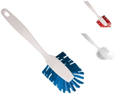 Hygostar Hygiëne Afwasborstel – Blauw – Ergonomisch – Harde Borstels – Voor Keuken & Professioneel Gebruik