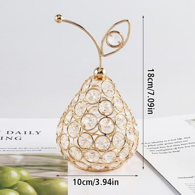 Kristal Kunstfruit Ananas Ornament Figuur Tafelstuk Voor Huisdecoratie