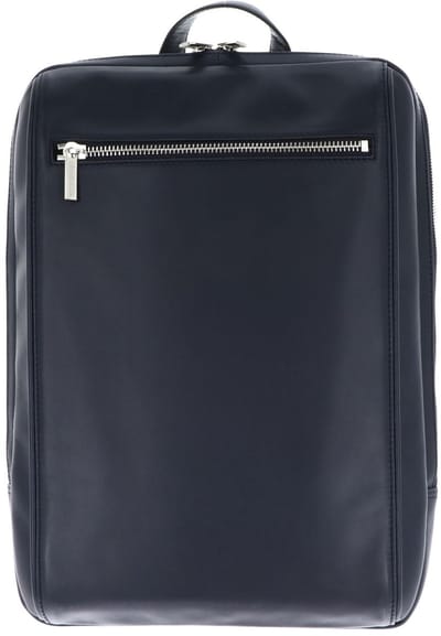 LEONHARD HEYDEN Leren laptop rugzak rugzak met laptopvak Montreal Business Rucksack 7214 Marineblau donkerblauw