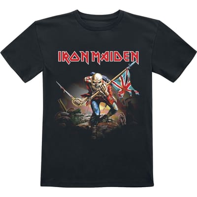 Iron Maiden T-shirt voor kinderen - Kids - Trooper - voor Kinderen - zwart