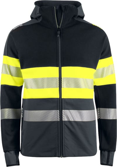 ProJob 6122 SIGNALISATIE HOODIE EN ISO 20471 KLASSE 1 646122 - Yellow/Black - 4XL