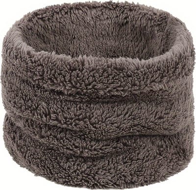 Livano Nekwarmer - Dames - Fleece - Motor - Bandana - Masker - Colsjaal - Sjaal - Gewatteerd - Skiën - Winter - Casual - Donker Grijs