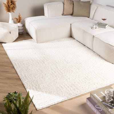 Fraai Scandinavisch vloerkleed - Lova Maze Crème - 80x150cm