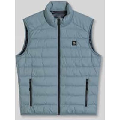 Regular fit bodywarmer met logopatch