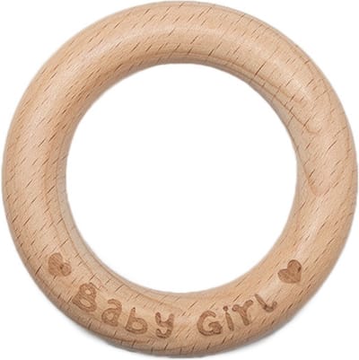 Durable Houten Bijtring Baby Girl