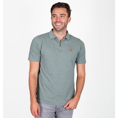 Heren Polo Zuidland - Lichtgroen Melange