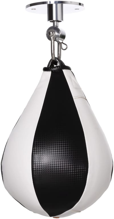 SPORTNOW Speedbag Platform - Staal - 18x18x22cm - Zwart, Wit