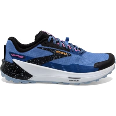 Brooks Catamount 2, Vrouwen, Blauw, Hardloopschoenen, maat: 36,5