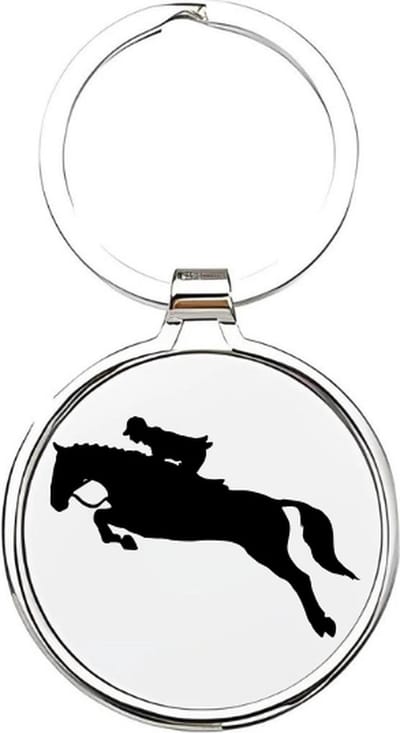 Akyol - paarden Sleutelhanger - Paarden - paardenliefhebbers - paard - pony - huisdieren - ruiters - hengst - merrie - manege - springruiter - hoefdier - karrenpaard - hobbelpaard - kinderboerderij - boerderijdieren - 4 x 7,5 CM