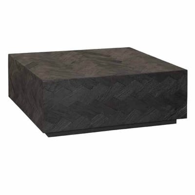 Tower Living Salontafel Ziano - Vierkant Zwart Hout - 100x100x40cm