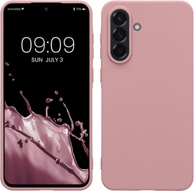 kwmobile telefoonhoesje geschikt voor Samsung Galaxy A56 5G - Hoesje voor smartphone - Back cover in mat oudroze