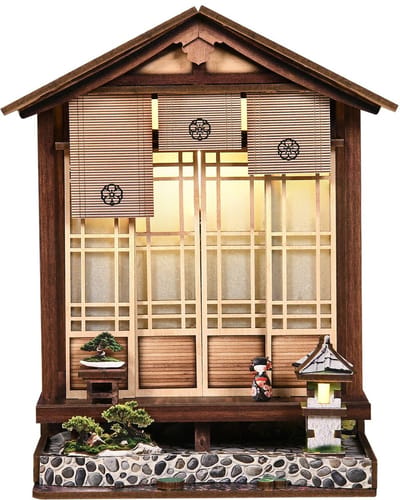 Japans huis - 3D Puzzel met Handleiding - DIY - Miniatuur Modelbouw Hout Kinderen en Volwassenen - Houten bouwpakket - Assemblr