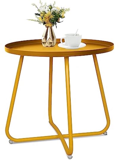 Ronde bijzettafels voor buiten - Stijlvolle en functionele accenten voor tuin en terras