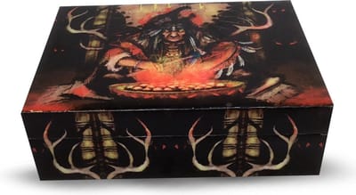 Call of the Shaman Doos - Houten Sieraden Tarot doos