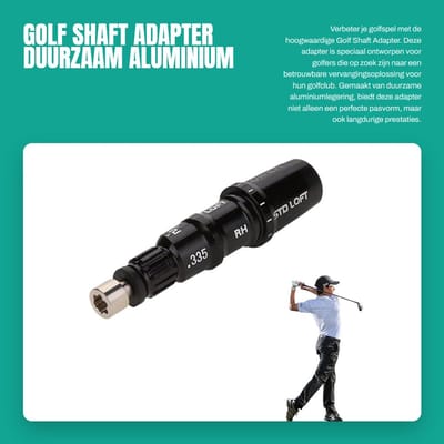 Dailygoods - Golf Shaft Adapter - Duurzaam Aluminium - Eenvoudig te installeren - Kleur #-01 - Vervangende Sleeve - Geschikt voor Taylormade Driver -...