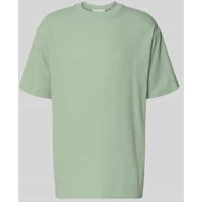 relaxed fit T-shirt van 100% biologisch katoen model 'MAARKOS WAFFLE'
