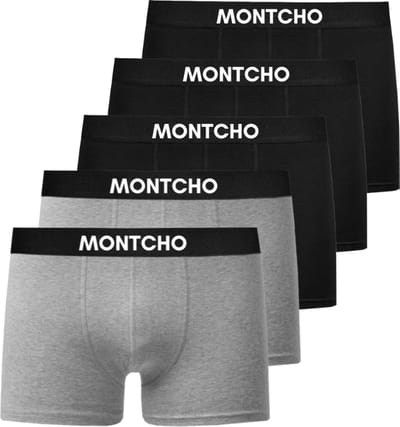 Boxershort Heren - Heren ondergoed - Boxershorts - 5 Pack Boxershort - Boxershort heren Katoen - Maat: (S - XXL) - Essence Series - MONTCHO
