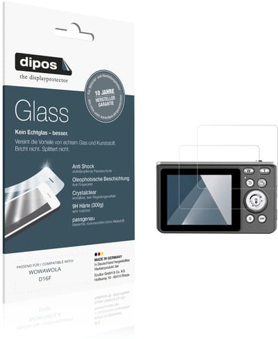 dipos – 2x Pantserfolie geschikt voor WOWAWOLA D16F | 9H Screenprotector