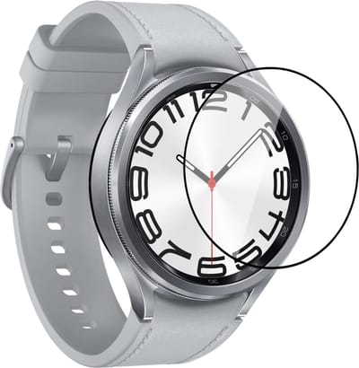 Screenprotector geschikt voor Samsung Galaxy Watch 6 Classic 43mm - Beschermglas Folie Screenprotector geschikt voor Samsung Galaxy Watch 6 Classic 43mm