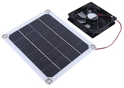 Zonne-energie Zolderventilatorsysteem met 10W Zonnepaneel voor Efficiënte Ventilatie