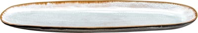 Medard de Noblat - Shadow Aqua - Grote ovale schaal 35.5 x 14 cm - 2 delig - Stoneware