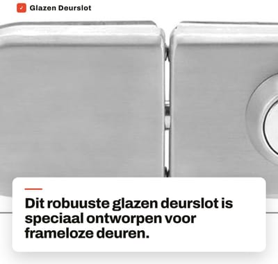 Dailygoods- Deurslot Robuust - Cilinderslot - Deurslot Buitendeur - Deurslot met Sleutel - Deurslot Binnendeur - Roestvrijstalen Behuizing - Glazen Deurslot