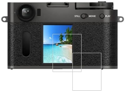 Cosensi - 2 Stuks 9H Hardheid LCD Schermbeschermer voor Fujifilm Camera