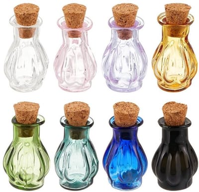 Allecto - Kleine Toverglazen - Mini-Glasflessen - Schattige