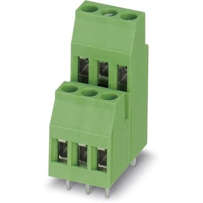 Phoenix Contact 1721090 Dubbel niveau klem 2.50 mm² Aantal polen 4 Groen 50 stuk(s)