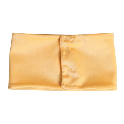 Geel Nylon Stretch Dames Neckerchief Sjaal
