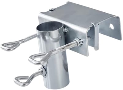 Paraplubak - Parapluhouder - Paraplubasissteun - Metaal - Parasolvoet - Voor parasols van 38 mm - Accessoires voor Parasols voor Patio Tafel Balkon Dekken Achtertuin - 16×12cm