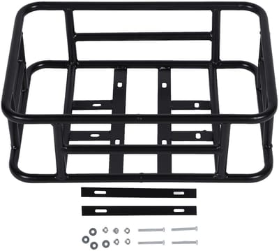 Dailygoods- Fietsmand Achteraan Grote Capaciteit - Waterdichte IJzeren Fietsmand - Multifunctionele Opbergmand - Eenvoudige Installatie - Praktische Fietsaccessoire - Fietsopbergmand