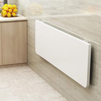 Opvouwbare Wandtafel - Zwevend Bureau - Ruimte Besparen - Eenvoudig Opklapbaar - L120 x B60 cm - Houtkleur