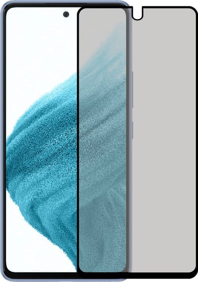 Screenprotector - Geschikt voor Samsung Galaxy A53 - Privacy Filter - Beschermglas - Gehard Glas - Tempered Glass - Screen Protector - Anti Spy - Full Display Cover