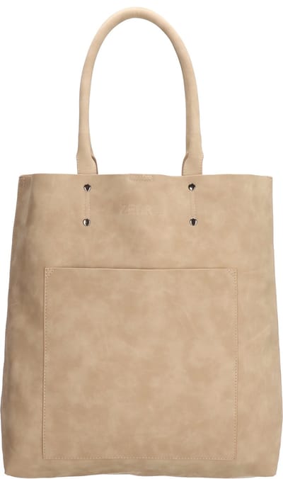 Zebra Natural Bags shopper - Zand