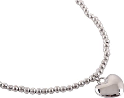 Behave - Ketting met hartje zilverkleur