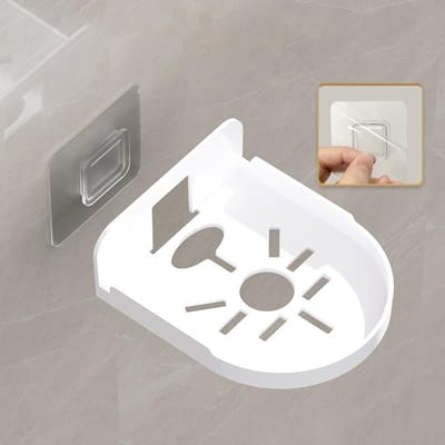 Plastic Wandmontage Planken Transparante Opbergstandaard voor Telefoon Kleine Plant Badkamer Woonkamer Montage Planken