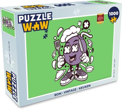 Puzzel Bom - Vintage - Keuken - Legpuzzel - Puzzel 1000 stukjes volwassenen