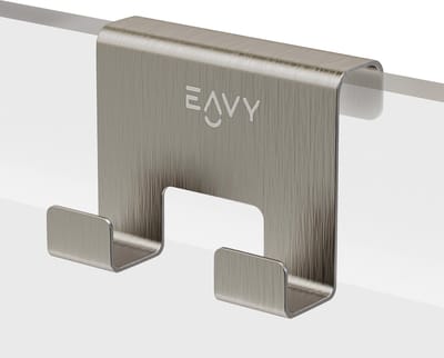 EAVY Douchehaak RVS - Universele Douchecabine Haak - Douchewand Haak - Douchehanger