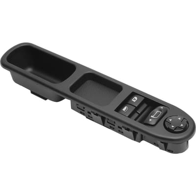 Accessoires de remplacement d'interrupteur de lève-vitre 6554.QC Convient pour Peugeot 207 Citroën C3 black