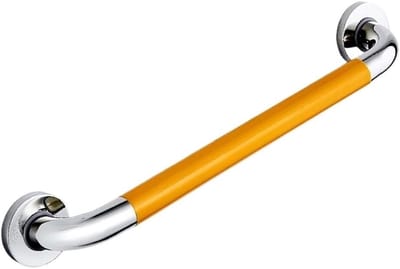Badkamer Handgrepen - Veiligheidssteun Douche - Veiligheid Verhogen - Roestvrij Staal - 38cm - Zilver