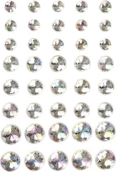Vivi Gade Strasstenen Zilver 6 + 8 + 10 Mm 40 Stuks
