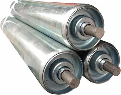 Rollenbaan Rollen Set - Vervangende Transportrollen - Industrieel Transport - Roestvrij Staal Waterdicht - 32mm Diameter 250mm Lengte - Zilver