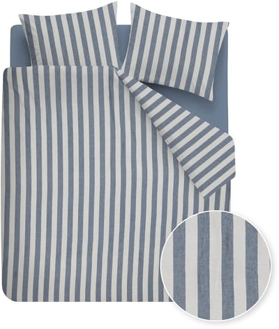 Beddinghouse Jamie dekbedovertrek - Lits-Jumeaux - 240 x 200/220 cm - Blauw