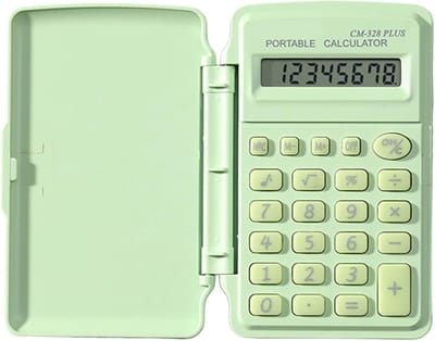 Mini rekenmachine - Kleine calculator - Snel berekenen - Met beschermhoes - Compact formaat