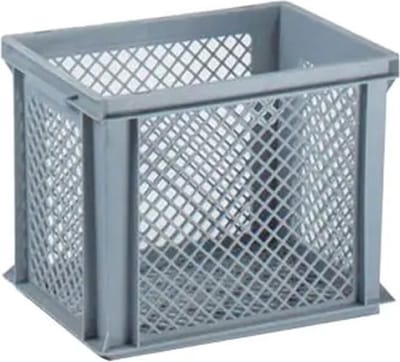 Stapelbak kunststof geperforeerd 400x300x320 mm 31 liter grijs - Euronorm