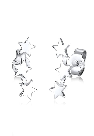 Elli Oorbellen Sterren 925 Sterling Zilver